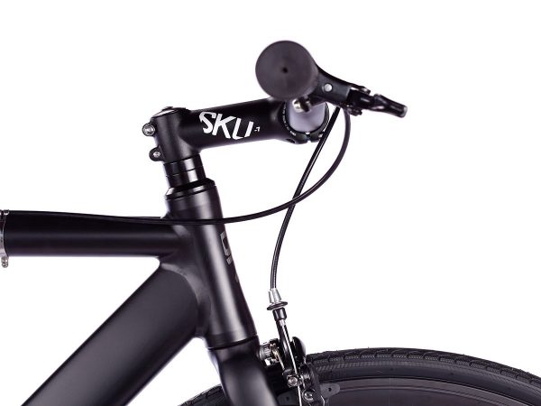 6KU Fixed Gear Track Bike Black -627