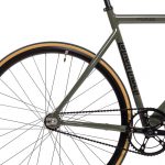 State Bicycle Co Black Label v2 Fixie Fiets – Army Green