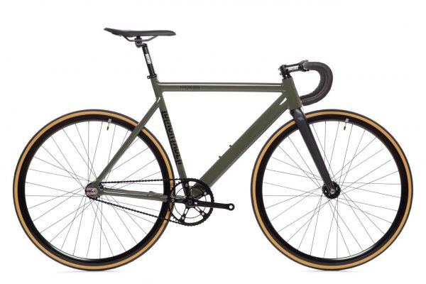 State Bicycle Co Fixed Gear Black Label v2 - Army Green-5939