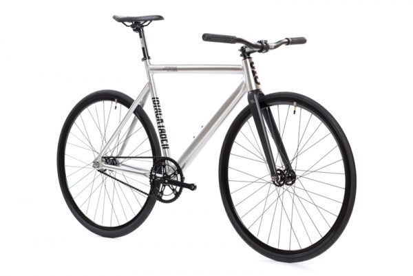 State Bicycle Co Fixed Gear Bike Black Label v2 - Raw Aluminum-6557