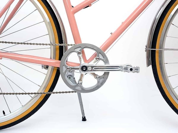 BLB Butterfly 8 Speed Town Bike Dusty Pink The Fixed Gear Shop